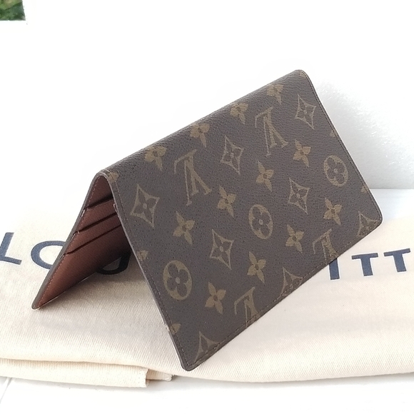 Authentic Rare Louis Vuitton 1988 Porte Chequier Double Bifold Wallet Monogram - Picture 7 of 14